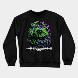 TECHNO FROG RAVE Crewneck Sweatshirt